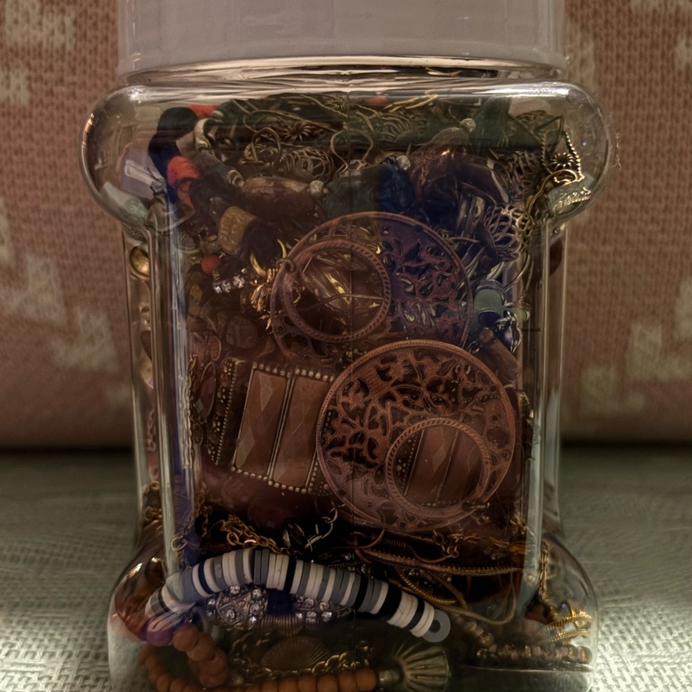 Assorted Metals Mystery Jewelry Jar